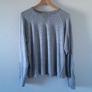 Joah Brown Marled Knit Top